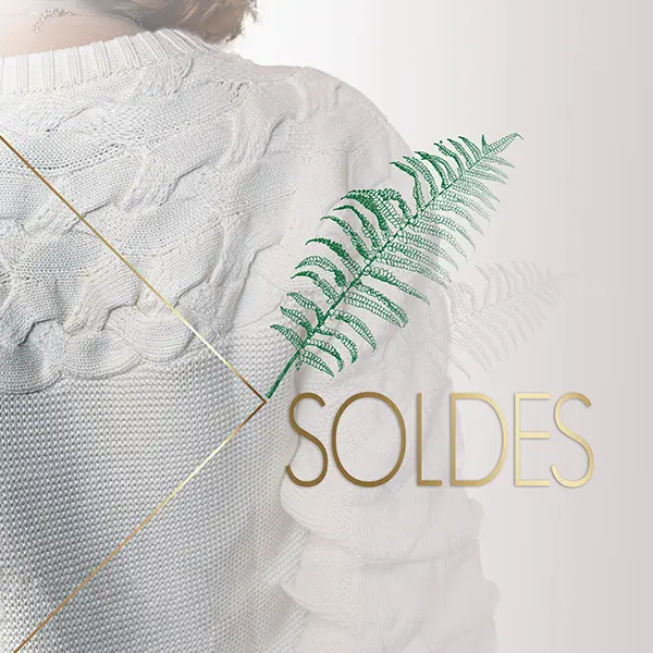 Visuel Instagram pour les soldes privées des 3 L, concept store de mode éthique et végane à Montpellier