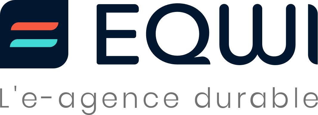 Logo EQWI, agence bancaire en ligne axée sur le développement durable créée par la Banque Populaire du Sud