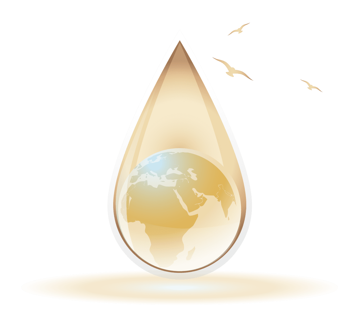 Illustration symbolique représentant les huiles naturelles Oléo-Sine et leur impact global