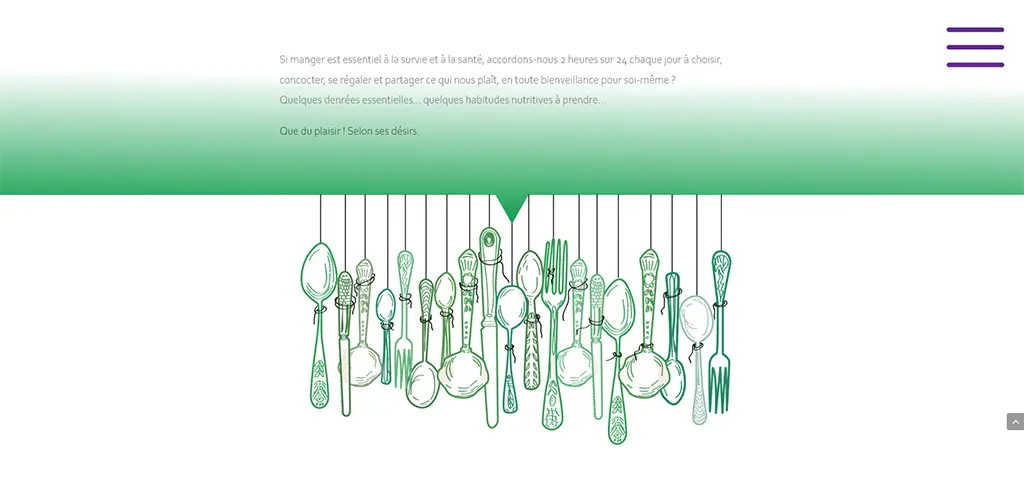 Plain Text1Section Art du Goût du site Couleurs DELPH présentant une réflexion sur l’alimentation, le plaisir et les habitudes nutritives