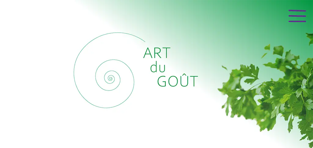 Présentation de l’univers Art du Goût sur le site Couleurs DELPH dédiée à l’alimentation consciente et au plaisir de cuisiner